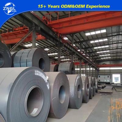 China A36 Negro Mild Ms bobinas de acero al carbono laminadas en frío y en caliente para materiales de construcción de placas navales en venta