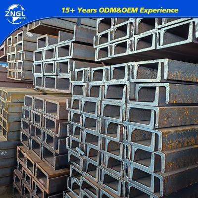 China Canais de suportes de aço galvanizado com perfil C para materiais de construção Largura da teia 96 mm 1056 mm à venda