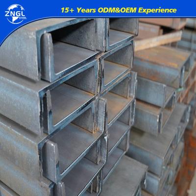 China Hot Rolled C Channel Steel S235jr S355jr A36 Ss400 Galvanized Steel Ss400 Q235 Channel Steel Channel Section for sale