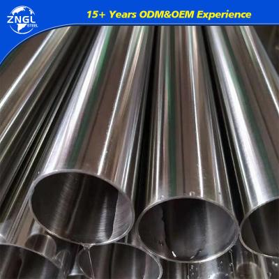 China Square Round Stainless Seamless Pipe Steel 202 301 304 316 316L 310S 904L for sale