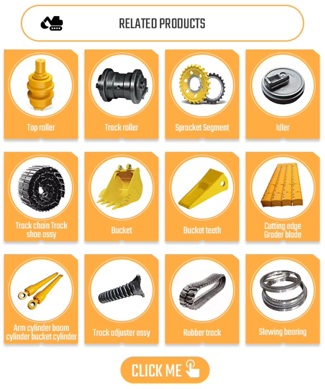 SANY 485 Excavator Front Idler Assembly installation diagram