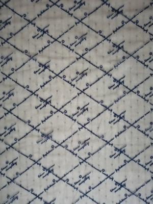 China 60 Yards Flocked Mesh Fabric for sale
