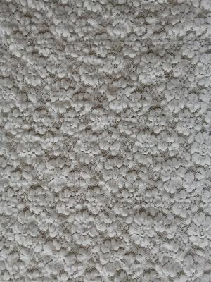 Chine Le bout droit blanc de tissu de dentelle de Spandex lacent le tissu pour le textile à la maison à vendre