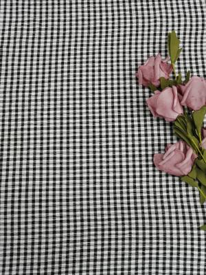 Chine Chaîne noire blanche tricotant la maille lourde de bout droit de tissu à carreaux de dentelle à vendre