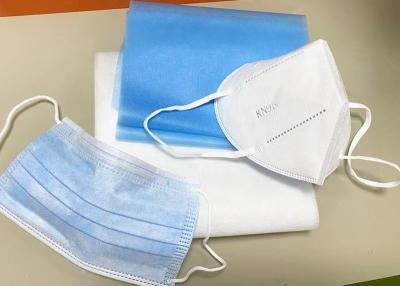 China Face Mask Spunlace Nonwoven Fabric 100% Modified Fibre Material For Cosmetics / Wet Tissue for sale