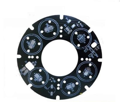 China 4 camadas de placa de circuito impresso material preta PCBA de Soldmask FR4 da espessura do cobre de 1OZ à venda