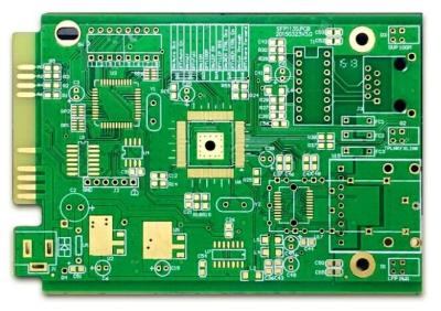 China FR4 4 Layer 2U'' 2OZ HASL/ENIG Surface PCB Prototype ENIG Green Soldmask White Silkscreen With Gold Finger for sale