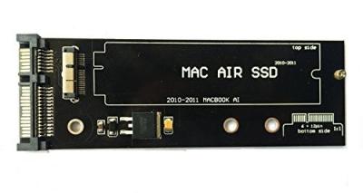 中国 QNINE SSDのアダプター カードPCBの製造業者2010 2.5 SATA PCBAへの2011年のMacbookの空気HDDハードディスク・ドライブ コンバーター 販売のため
