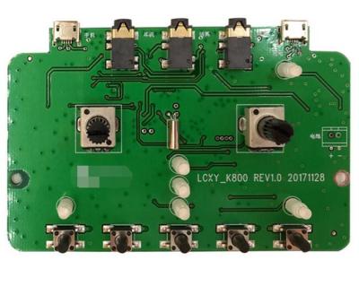 China 2 capas SMT PCB montaje placa de pcba prototipo servicio verde soldmask pantalla de seda blanca en venta