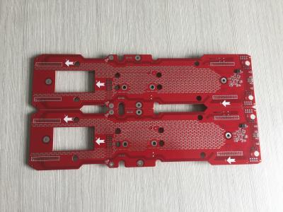 China Asamblea roja del PWB de la UL 94V0 FR4 de Soldermask HASL en venta