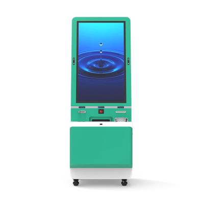China A4 Printing Self Pay Machine Desktop Printer Self Service Kiosk LCD for sale