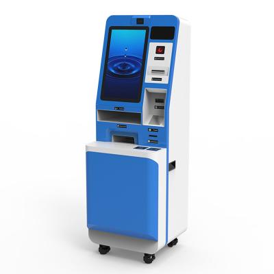 Chine 21.5 pouces Kiosque de paiement autonome Terminal RFID Kiosque d' enregistrement en libre-service Aéroport à vendre
