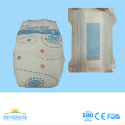 Chine Couches-culottes jetables non toxiques pour des bébés avec la peau sensible, feuille supérieure de coton à vendre