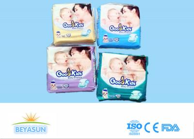 China Professional Printed Disposable Infant Baby Diapers Pampers Diapers With Soft Elastic Waistband for sale