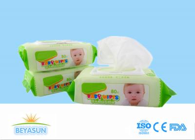 China Natural Baby Disposable Wet Wipes Flushable For Hand / Mouth Cleaning for sale