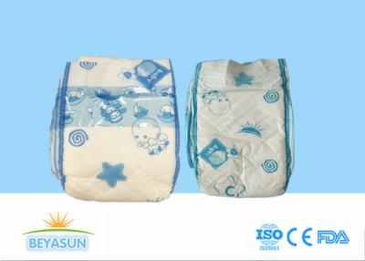 China Custom Printed Newborn Baby Diapers Super Soft With Double Pp Tapes for sale