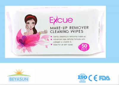 China Sensitive Skin Care Makeup Remover Wet Wipes Soft Biodegradable for sale