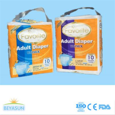 China Pp Size Tapes Adult Disposable Diapers USA FLUFF PULP Wetness Indictor for sale