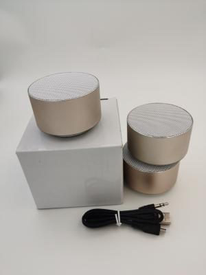 China Custom Logo Round Mini Portable Bluetooth Speaker Cube Wireless Speaker for sale