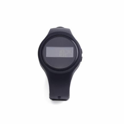 China Calorie And Distance Tracker Digital Step Counter Watch ABS Silicone Materials for sale