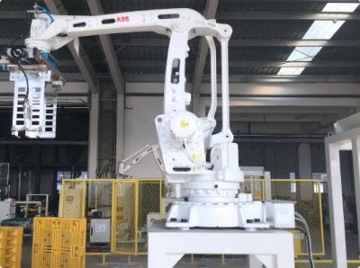 China Robotic Case Palletizer Machine Robotic Robotic Case Packer And Palletiser for sale
