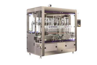 Chine Machine de remplissage volumétrique crème principale du piston 16 pour les liquides visqueux machine de remplissage de bouteilles de l'eau de 1 litre à vendre