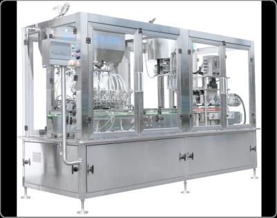 China veterinaría que empaqueta el acero inoxidable de la máquina de rellenar 304 líquidos rotatorios en venta