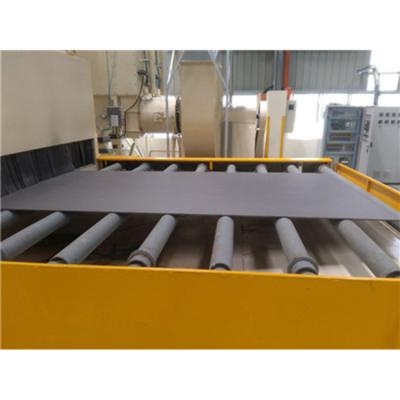 China Workpiece L3580mm Roller Conveyor Shot Blasting Machine For Metal Sheet Cleaning for sale