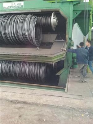 China 15T/h Steel Bar Wire Rod Shot Blasting Machine Round Wire Cleaning for sale