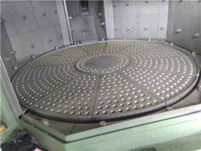 China Load 400kg Turntable Shot Peening Machine Casting Parts Cleaning for sale