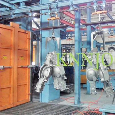 China Sa2.5 Hanging Chain Shot Blasting Equipment 7.5kw For Brakes Cleaning for sale