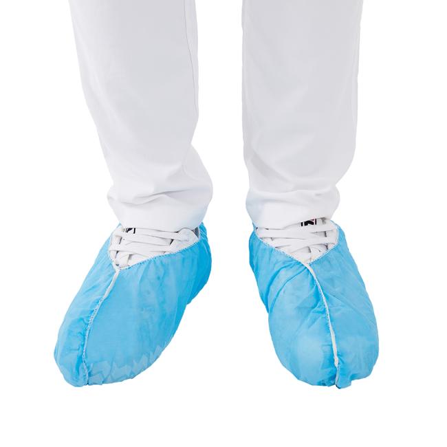 Details of the front part of the shoe cover