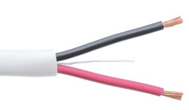 China 20 estándar trenzado base de la UL cm del cable del altavoz de audio del conductor del AWG 2 OFC en venta
