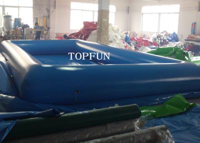 China Square Outdoor Inflatable Swimming Pools Kids Water Pool Games 7x 7m for sale