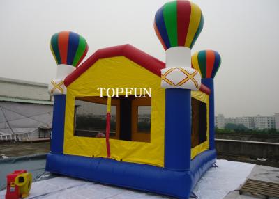 China O encerado do PVC caçoa o castelo Bouncy inflável com balões um costume de 4 x 4 m à venda
