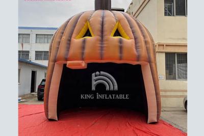 China Inflatable Pumpkin Tent Halloween Event Party Inflatable Promotional Advertising Tent For Rental for sale
