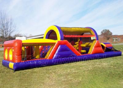 China Inflatable Bounce House Obstacle Course PVC Sport Game Obstacle Course For Adults for sale