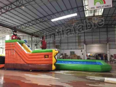 China Amusement Park Slide Durable Inflatable Water Fun Special For Kids / Adults for sale