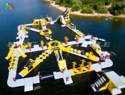 China Parque aquático flutuante personalizado Parque de diversões aquáticos Equipamento de parque aquático inflável à venda