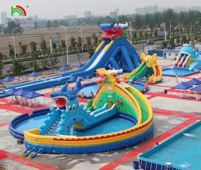 China Inflatable Swimming Theme Park Water Amusement Park Funland Water Park for sale