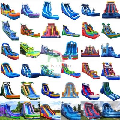 China Factory Custom Water Slide Inflatable Commercial Kids Rental Event Inflatable Water Slides for Pool for sale