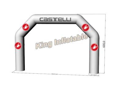 China Outdoor Durable Oxford Event White Inflatable Arches For Promotion Or Advertising for sale
