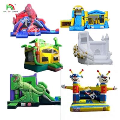 China Inflatable Moonwalk Water Jumper Bouncer Moon walk Bouncy Castle Jumping Commercial Rainbow Bounce House Party Rentals for sale