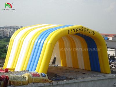 China Big Inflatable Arch Buildings Tent Sport Inflatable Air Dome Tunnel Tent For Sales for sale