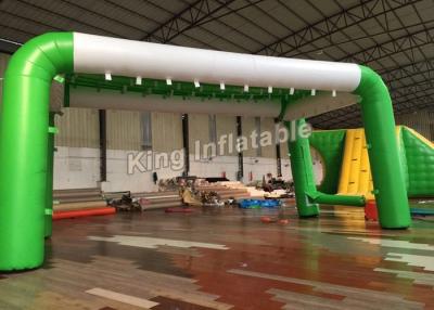 China Custom 10*20 Feet Misting Inflatable Event Tent With Green And White Colors for sale