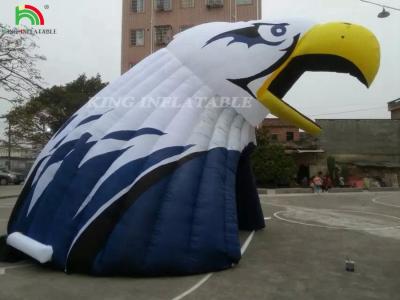 China Túnel de águia inflável entrada esportiva de animais inflável para jogo personalizado túnel de mascote de águia inflável à venda