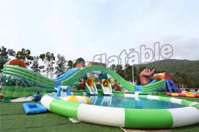China Fun Outdoor Amusement Park Inflatable Water Parks For Adults And Childrens for sale