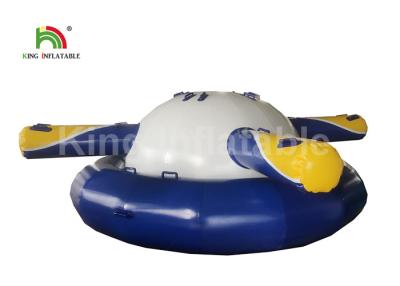 China 0.9mm PVC Tarpaulin Inflatable UFO Climbing Water Boat Toy Heat Sealed SGS EN71 for sale