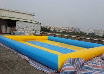 China Multicolor inflable grande comercial de las piscinas para el parque los 8m del agua del verano en venta
