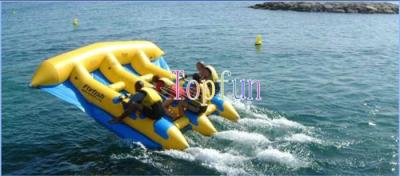 China Commercial 0.9mm PVC Inflatable Fly Fishing Boats Equipment For Surfing In Sea for sale
